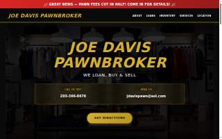 Joe Davis Pawnbroker of Trumbull website