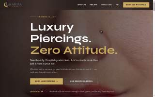 Karma Piercing website