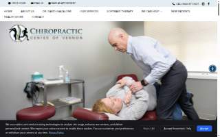 Chiropractic Center of Vernon LLC website