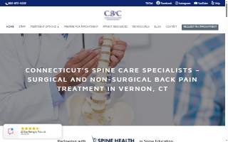 Connecticut Back Center website