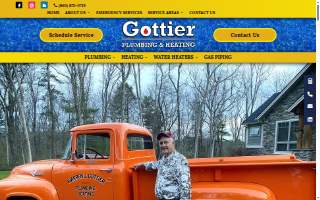 Gottier Plumbing & Heating website