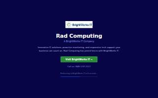 RAD Computing website