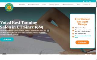 Tommy's Tanning website
