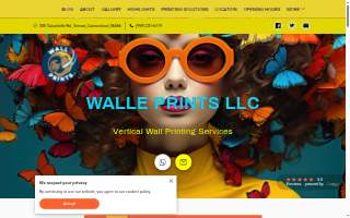 WallE Prints website