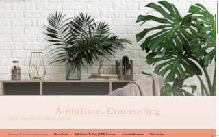 Ambitions Counseling Services, LLC website
