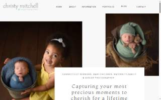 Christy Mitchell Photography website