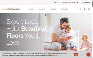 Colonial Flooring America of Wallingford website