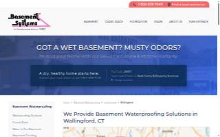 Connecticut Basement Systems of Wallingford website