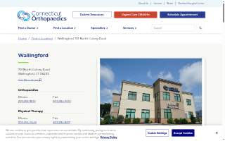 Connecticut Orthopaedics website