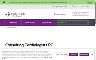 Consulting Cardiologists, PC website