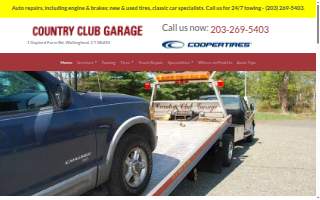 Country Club Garage website