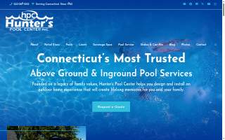 Hunters Pool Center, Inc website