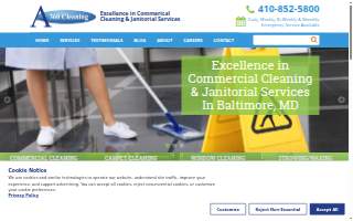 A 360 Cleaning | House Cleaning Services website