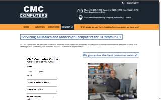 CMC Computers of Waterbury website