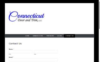 Connecticut Door and Trim website