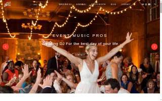 Event Music Pros website