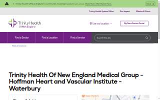 Hoffman Heart & Vascular Institute - Waterbury website