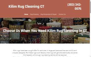 Kilim Rug Cleaning CT website