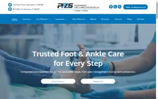 Performance Foot & Ankle Specialists, LLC website