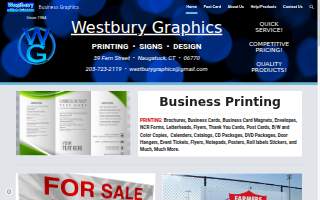 Westbury Graphics website