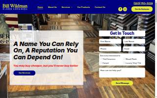 Bill Wildman Floor Covering Inc website