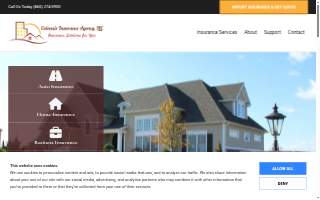 Colonair Insurance Agency LLC website