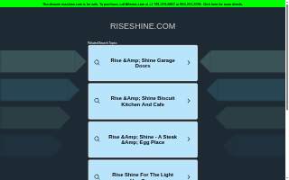 Rise & Shine Nursery School website