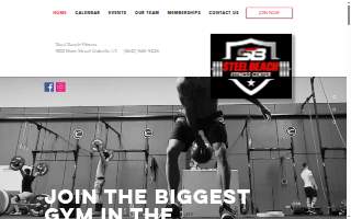 Steel Beach Gym website