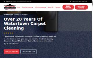 Watertown Carpet Cleaners website