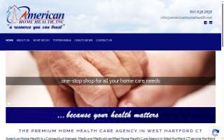 American Home Health, Inc of West Hartford website