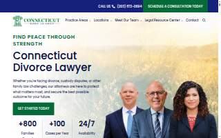 Connecticut Family Law Group website