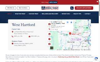 Connecticut Physical Therapy Specialists - West Hartford website