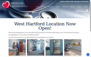 Consulting Cardiologists, PC of West Hartford website