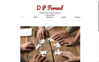 DP Forand Nonprofit Management Consulting website