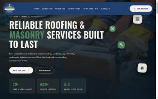 Eastcoast Roofing and Masonry website