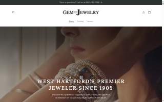 Gem Jewelry of West Hartford website