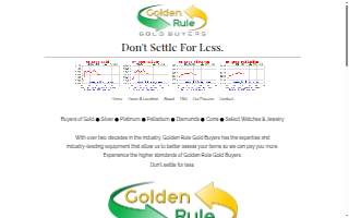 Golden Rule Gold Buyers website