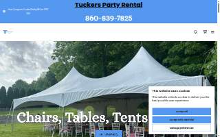 Tucker’s Party Rental LLC website