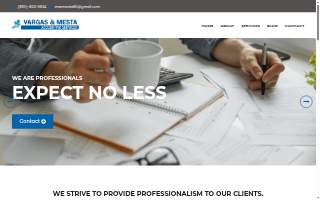 Vargas & Mesta Accounting Services website