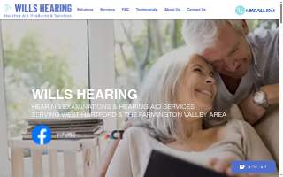 Wills Hearing LLC website