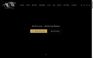 A Cinematic Wedding website