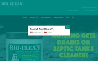 BioClean website