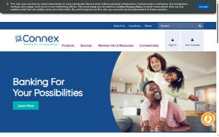 Connex Credit Union website