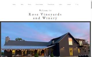Rose Vineyards website