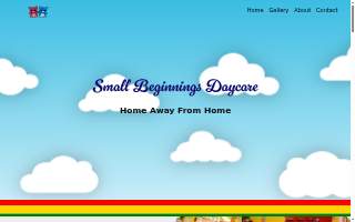 Small Beginnings Daycare LLC website