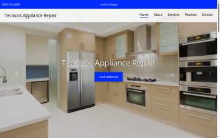 Tecnicos Appliance Repair of West Haven website