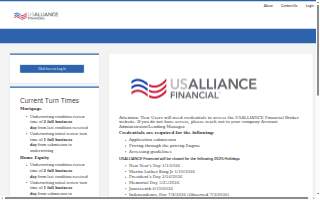 USALLIANCE Financial website