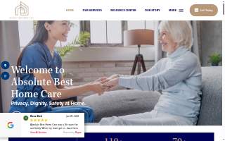 Absolute Best Home Care website