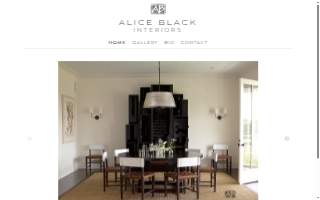 Alice Black Interiors website