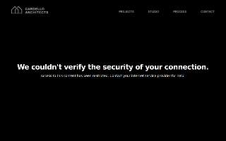 Cardello Architects website